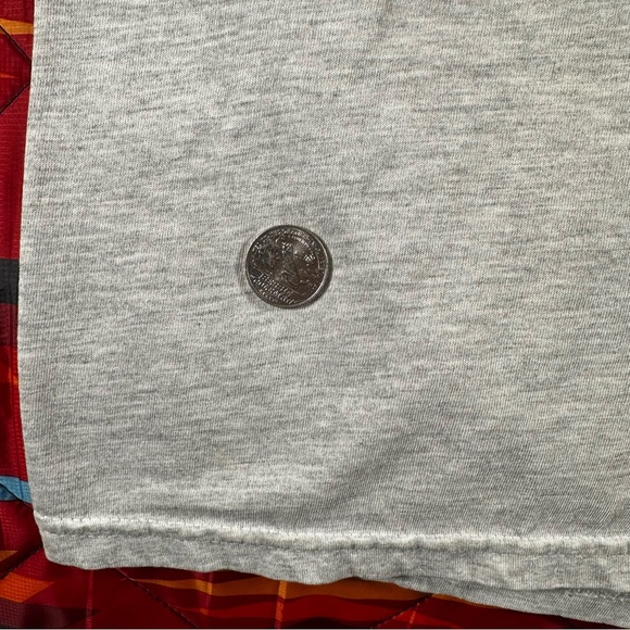 Vintage 90's Patriots Day Shoot-Out Hockey Shirt Jerzees Large Gray New York NY - Picture 5 of 12